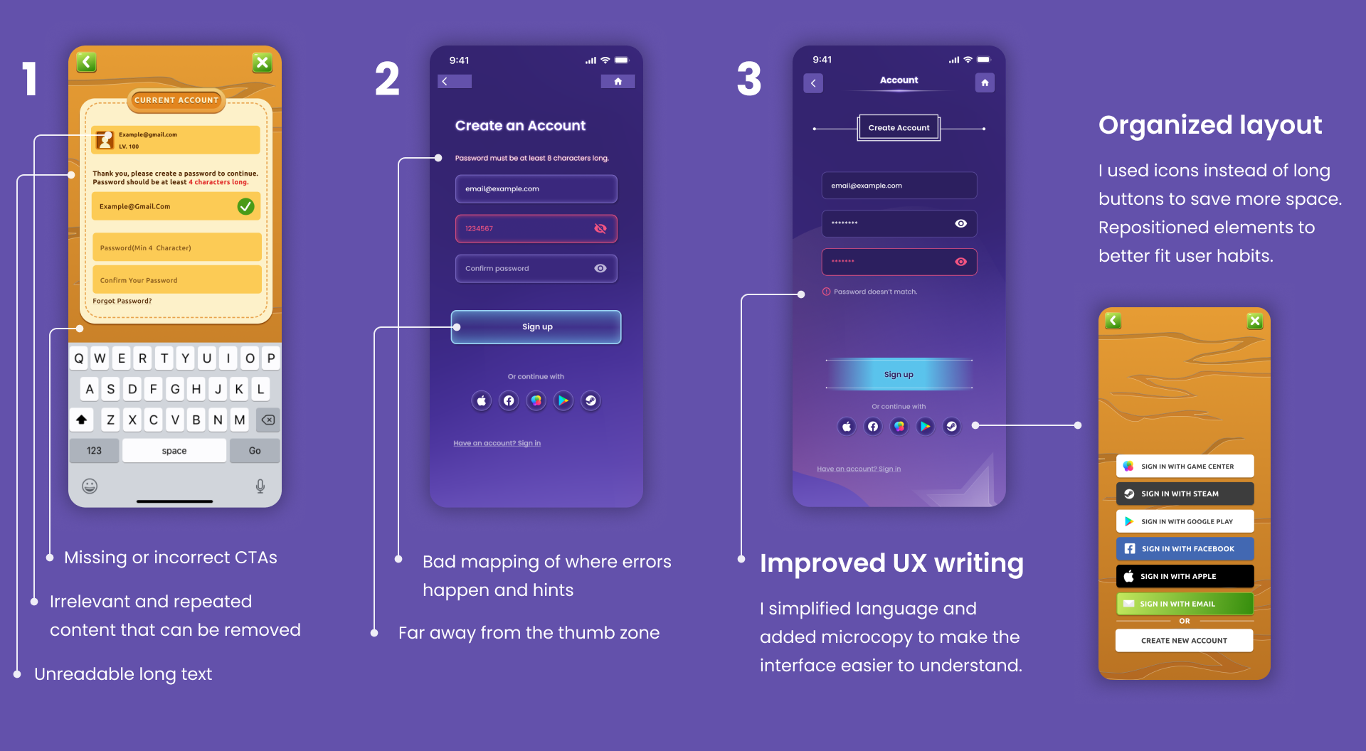 Iteration: account prefab 2