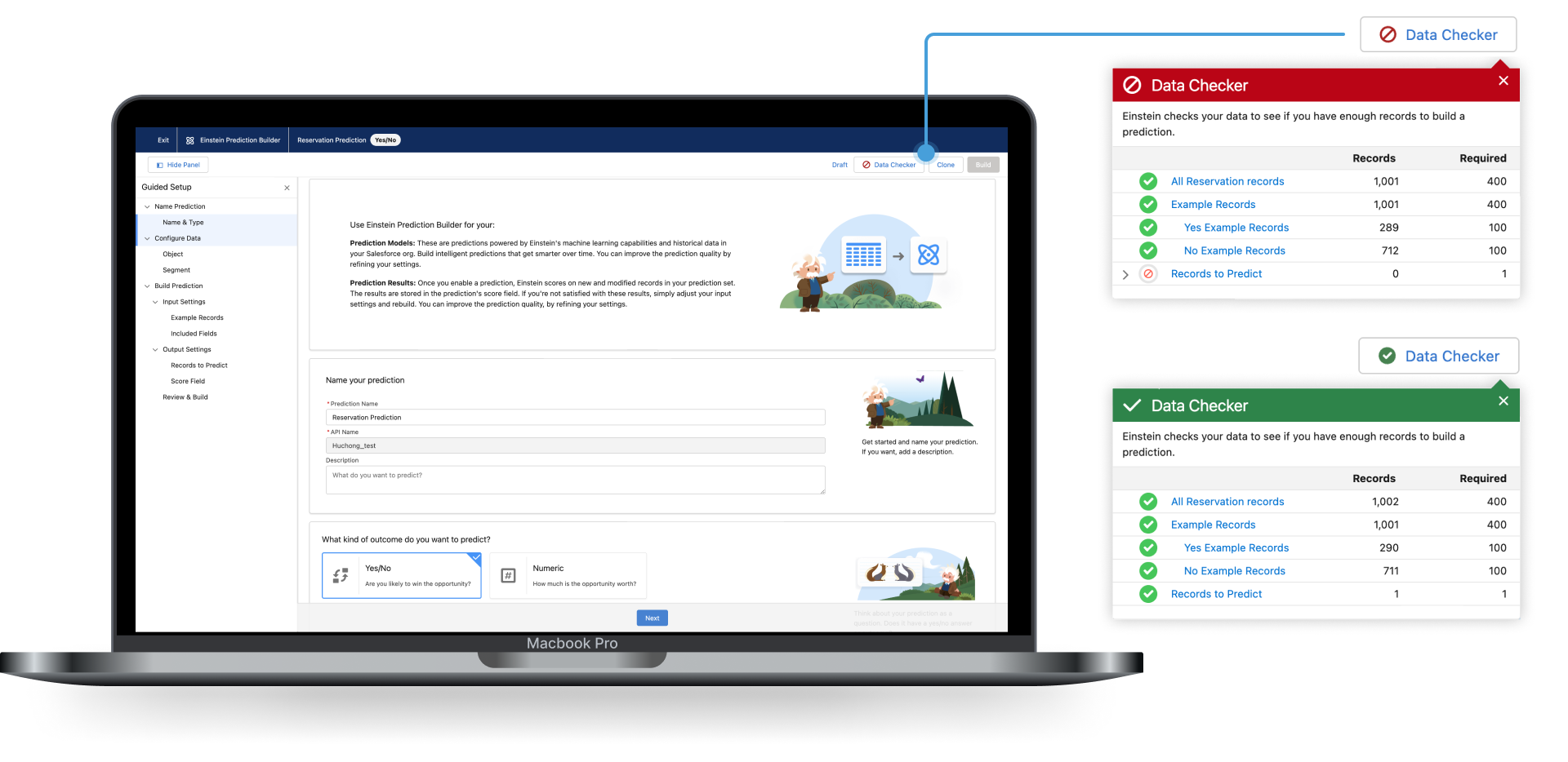 A screenshot of current EPB interface