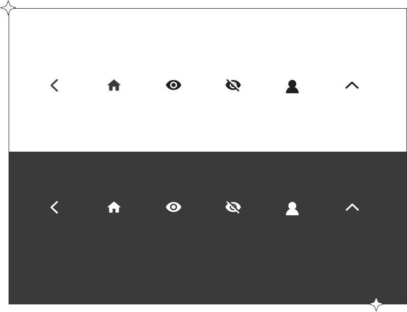 Icons used in Beamable theme design