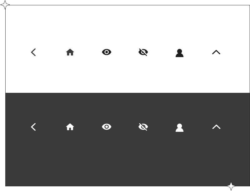 Icons used in Beamable theme design