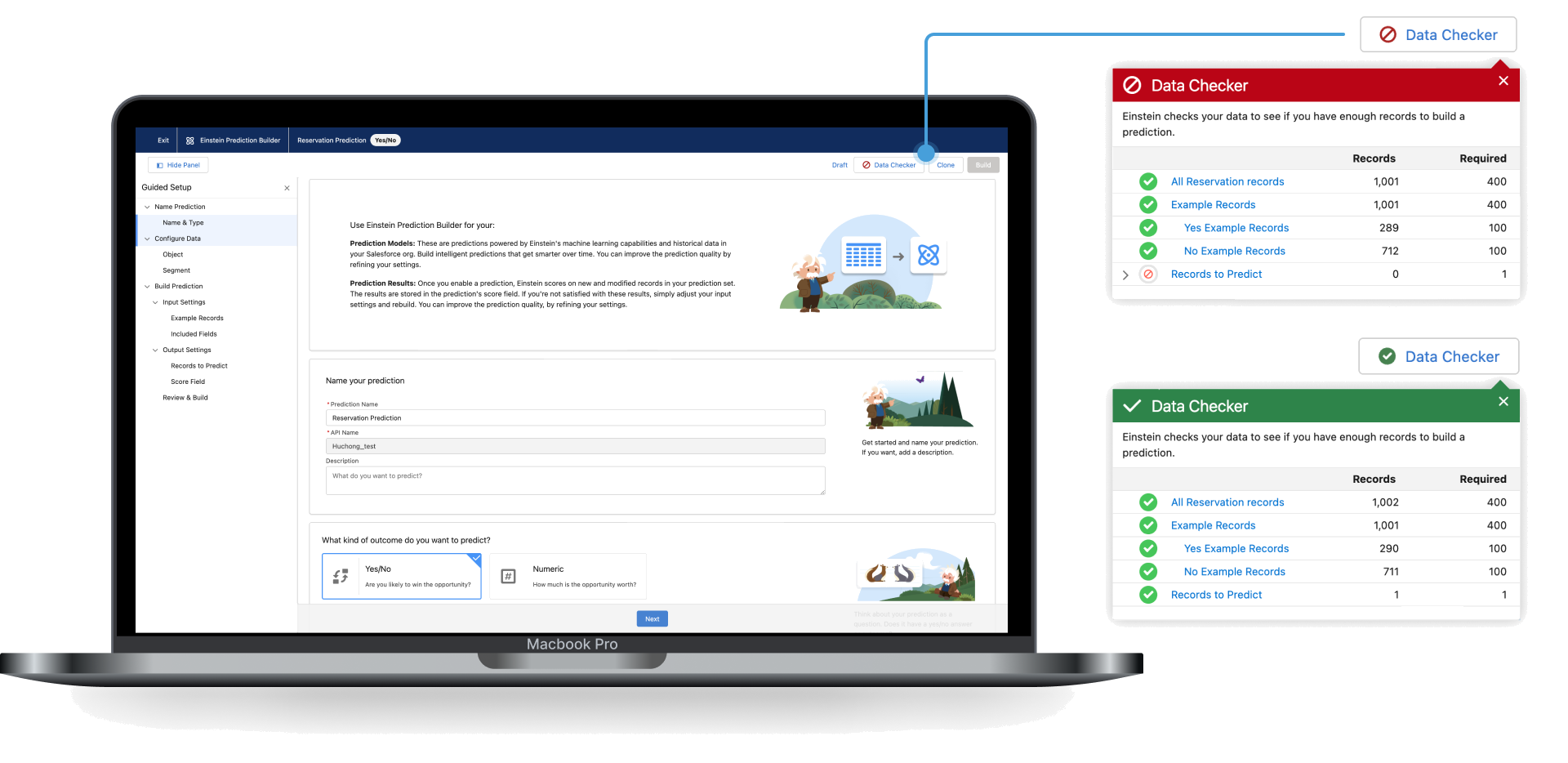 A screenshot of current EPB interface